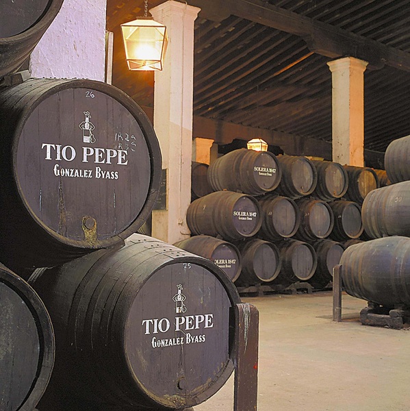 Tio Pepe barrels